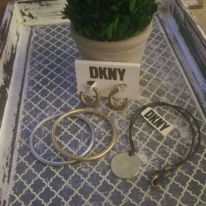 ✴DKNY Jewelry Set✴ Necklace, Bracelet, Earrings